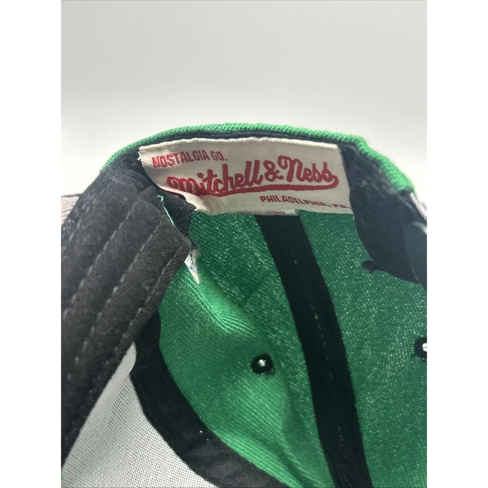 NFL New York Jets Mitchell & Ness Arch Logo Snapback Hat Cap Green Black
